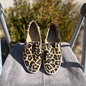 Leopard Michael Kors Print Slip-On Sneakers